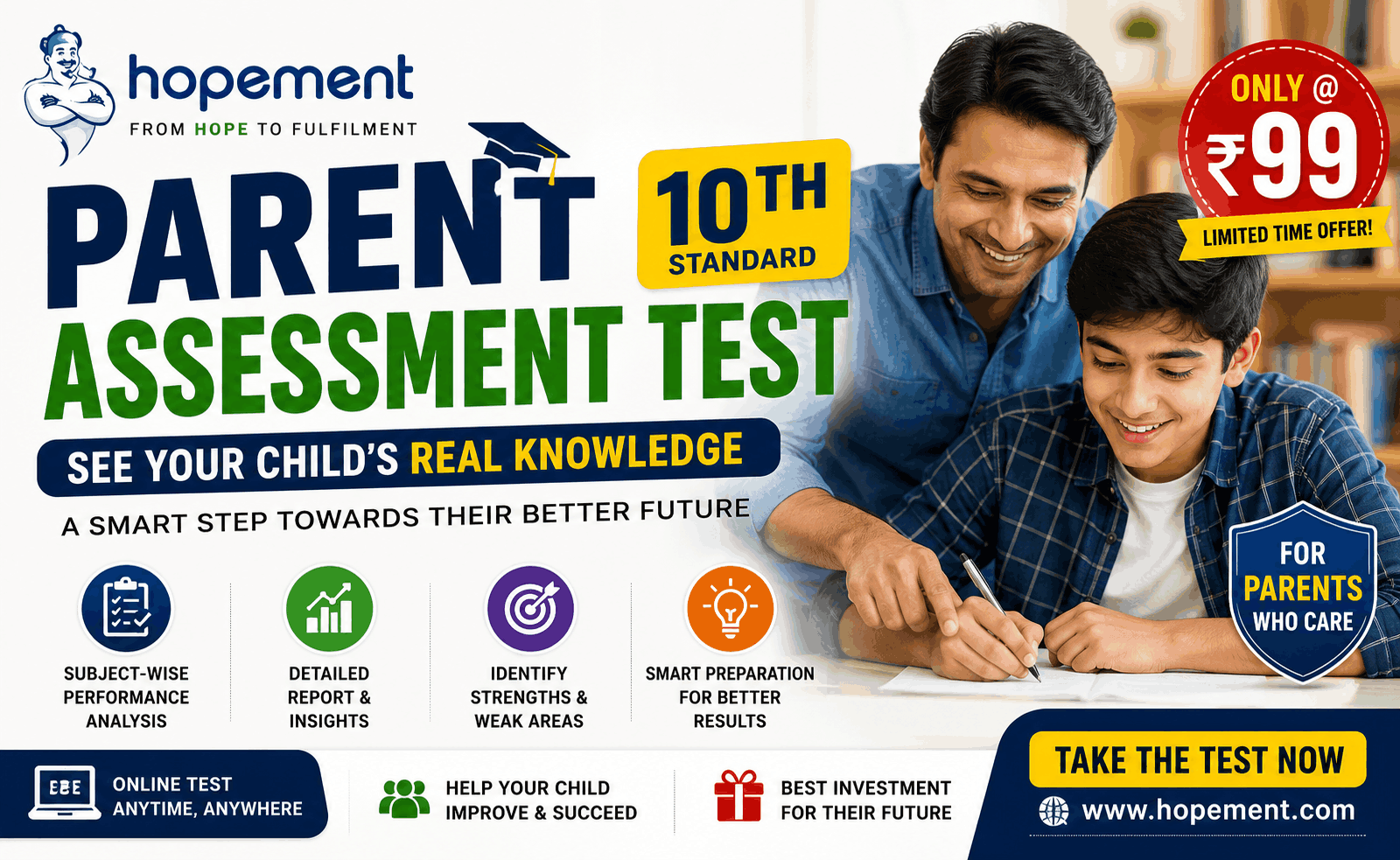Parent Assessment TEST- Matric lavel